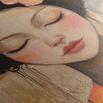 Portrait 211 Canvas Art 18" x 24" / 45 x 60 cm / Black