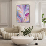 Abstract 2111 Canvas Art 18" x 24" / 45 x 60 cm / Black