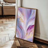 Abstract 2111 Canvas Art 18" x 24" / 45 x 60 cm / Black