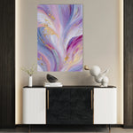 Abstract 2111 Canvas Art 18" x 24" / 45 x 60 cm / Black