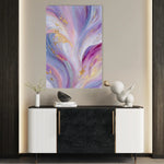 Abstract 2111 Canvas Art 60 x 40 cm / Black