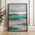 Abstract 2113 Canvas Art 60 x 40 cm / Black
