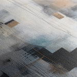 Abstract 2114 Canvas Art 18" x 24" / 45 x 60 cm / Black