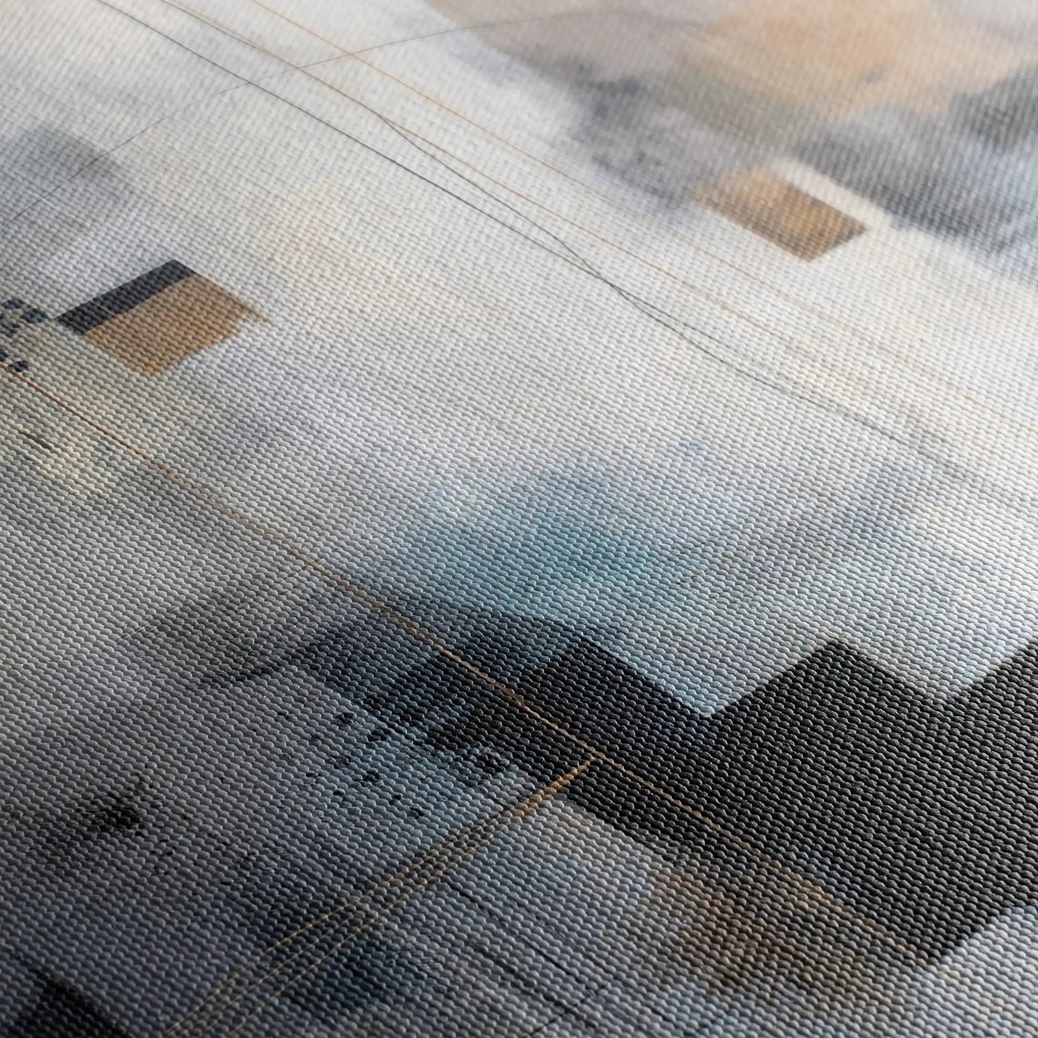 Abstract 2114 Canvas Art 18" x 24" / 45 x 60 cm / Black