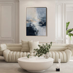 Abstract 2115 Canvas Art 18" x 24" / 45 x 60 cm / Black