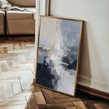 Abstract 2115 Canvas Art 18" x 24" / 45 x 60 cm / Black
