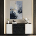 Abstract 2115 Canvas Art 18" x 24" / 45 x 60 cm / Black