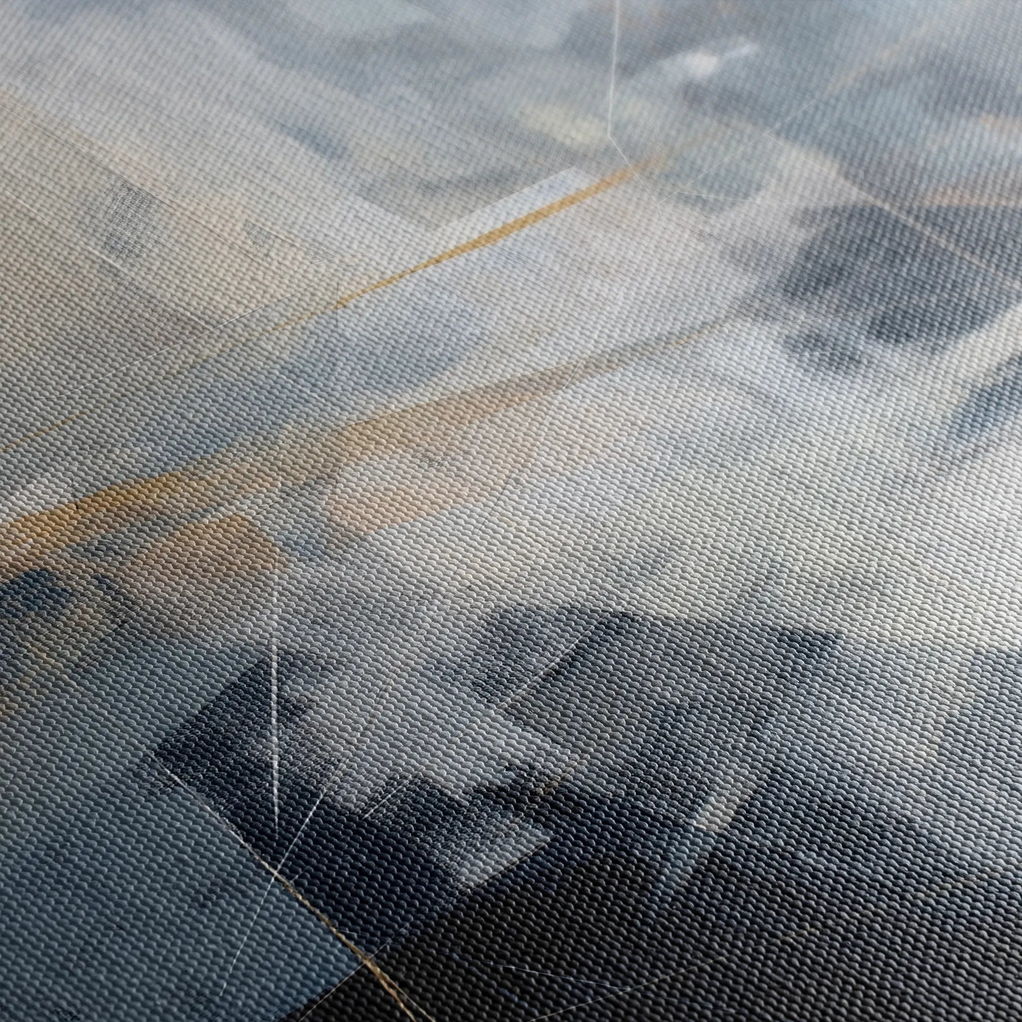 Abstract 2115 Canvas Art 18" x 24" / 45 x 60 cm / Black