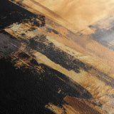 Abstract 2116 Canvas Art 18" x 24" / 45 x 60 cm / Black