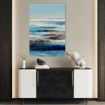 Abstract 2118 Canvas Art 18" x 24" / 45 x 60 cm / Black