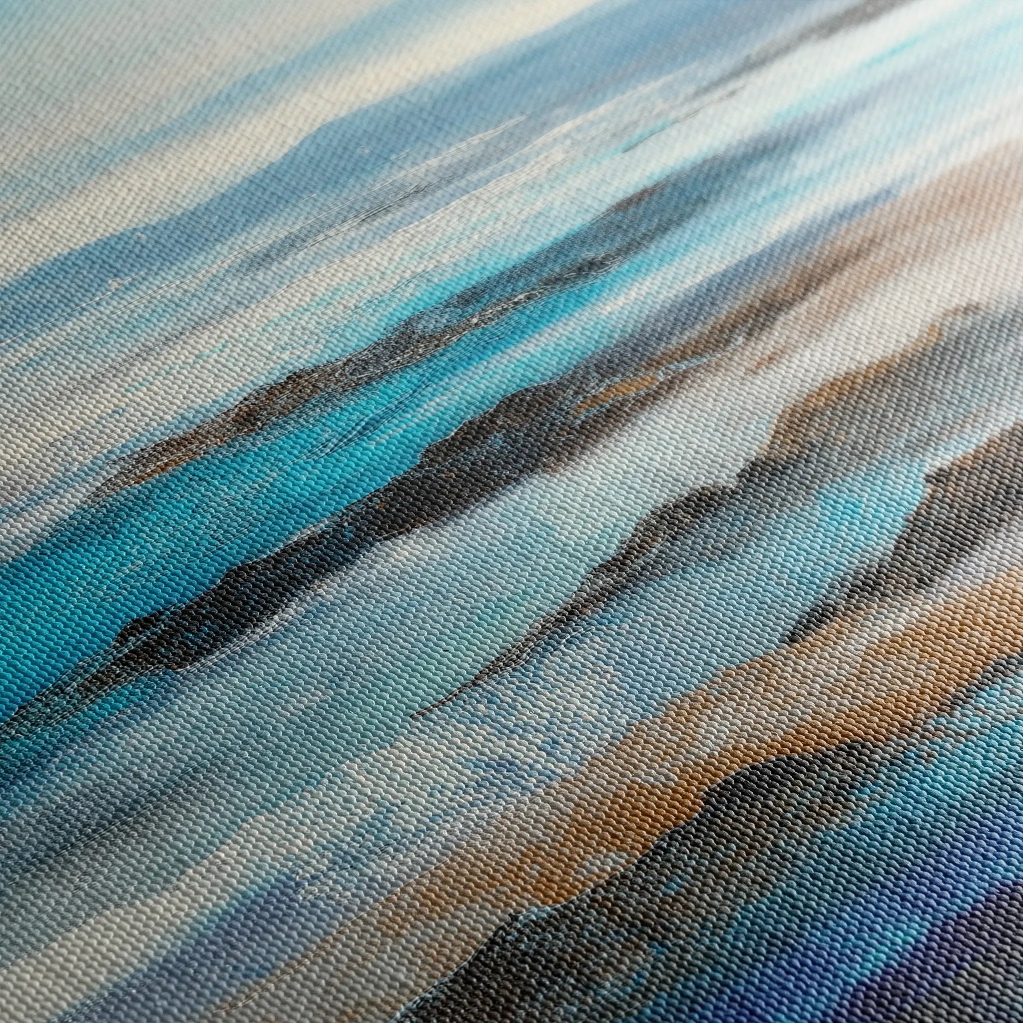 Abstract 2118 Canvas Art 18" x 24" / 45 x 60 cm / Black