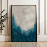 Abstract 212 Canvas Art 18" x 24" / 45 x 60 cm / Black