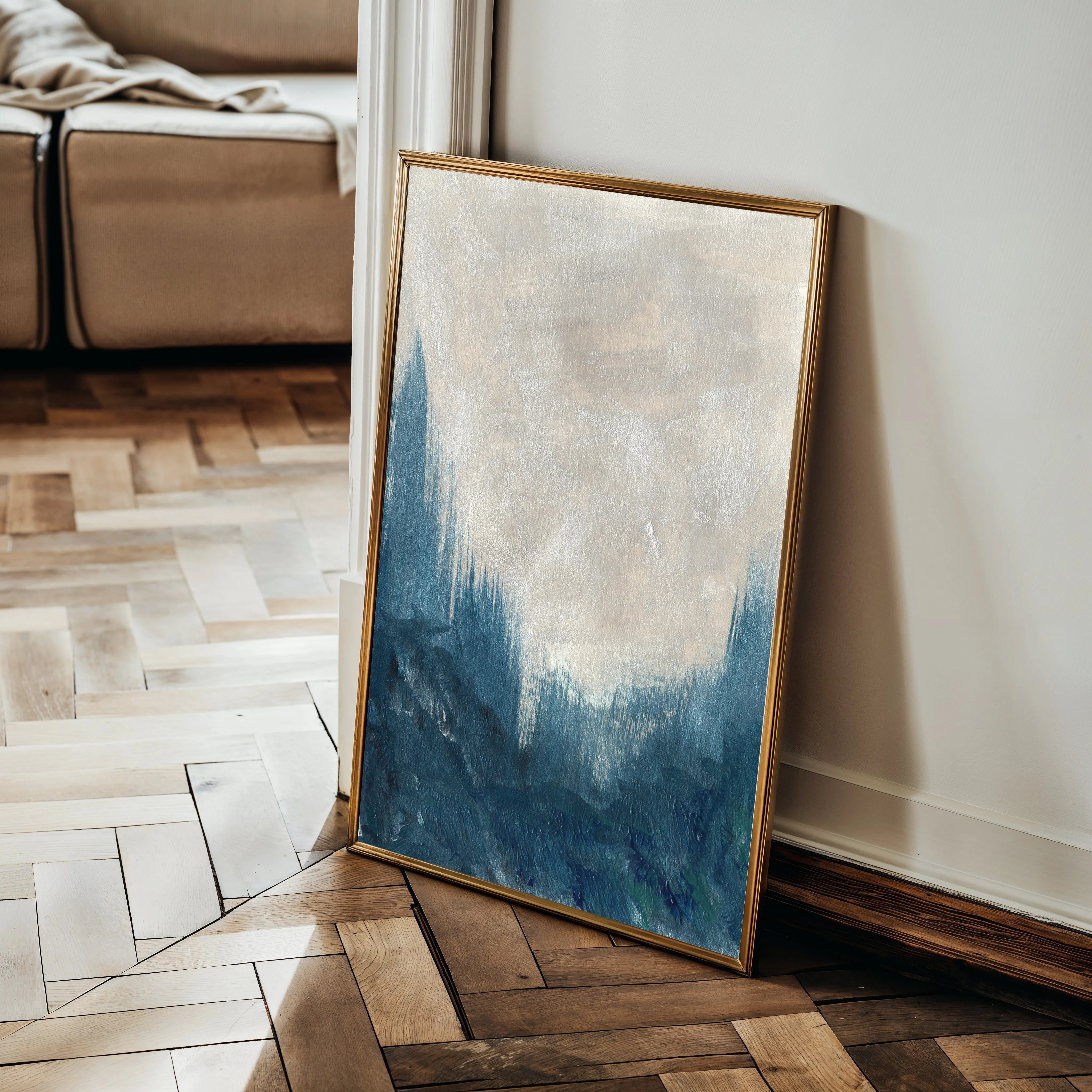 Abstract 212 Canvas Art 18" x 24" / 45 x 60 cm / Black