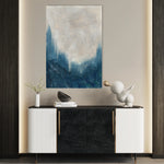 Abstract 212 Canvas Art 18" x 24" / 45 x 60 cm / Black