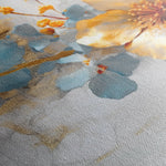 Floral 212 Canvas Art 18" x 24" / 45 x 60 cm / Black