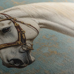 Horses 212 Canvas Art 18" x 24" / 45 x 60 cm / Black