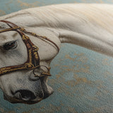 Horses 212 Canvas Art 18" x 24" / 45 x 60 cm / Black