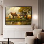 Landscape 212 Canvas Art 18" x 24" / 45 x 60 cm / Black