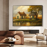 Landscape 212 Canvas Art 18" x 24" / 45 x 60 cm / Black