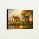 Landscape 212 Canvas Art 18" x 24" / 45 x 60 cm / Black