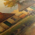 Landscape 212 Canvas Art 18" x 24" / 45 x 60 cm / Black