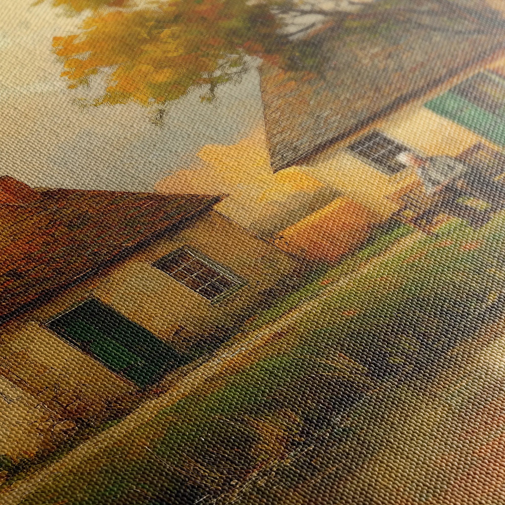 Landscape 212 Canvas Art 18" x 24" / 45 x 60 cm / Black