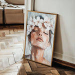 Portrait 212 Canvas Art 18" x 24" / 45 x 60 cm / Black