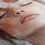 Portrait 212 Canvas Art 18" x 24" / 45 x 60 cm / Black