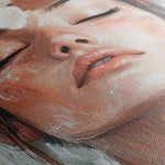 Portrait 212 Canvas Art 60 x 40 cm / Black