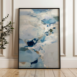 Abstract 2120 Canvas Art 18" x 24" / 45 x 60 cm / Black