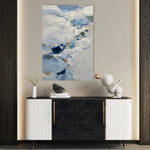 Abstract 2120 Canvas Art 18" x 24" / 45 x 60 cm / Black