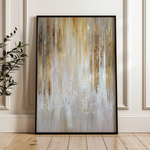 Abstract 2121 Canvas Art 18" x 24" / 45 x 60 cm / Black
