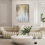 Abstract 2121 Canvas Art 18" x 24" / 45 x 60 cm / Black