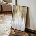 Abstract 2121 Canvas Art 18" x 24" / 45 x 60 cm / Black