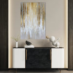 Abstract 2121 Canvas Art 18" x 24" / 45 x 60 cm / Black