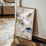 Abstract 2123 Canvas Art 18" x 24" / 45 x 60 cm / Black