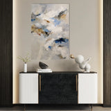 Abstract 2123 Canvas Art 18" x 24" / 45 x 60 cm / Black