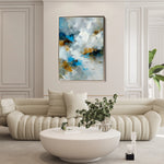 Abstract 2124 Canvas Art 18" x 24" / 45 x 60 cm / Black