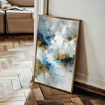 Abstract 2124 Canvas Art 18" x 24" / 45 x 60 cm / Black
