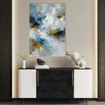 Abstract 2124 Canvas Art 18" x 24" / 45 x 60 cm / Black