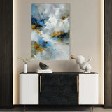 Abstract 2124 Canvas Art 18" x 24" / 45 x 60 cm / Black