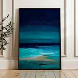 Abstract 2127 Canvas Art 18" x 24" / 45 x 60 cm / Black