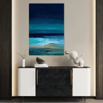 Abstract 2127 Canvas Art 18" x 24" / 45 x 60 cm / Black