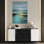 Abstract 2128 Canvas Art 18" x 24" / 45 x 60 cm / Black