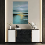 Abstract 2128 Canvas Art 18" x 24" / 45 x 60 cm / Black
