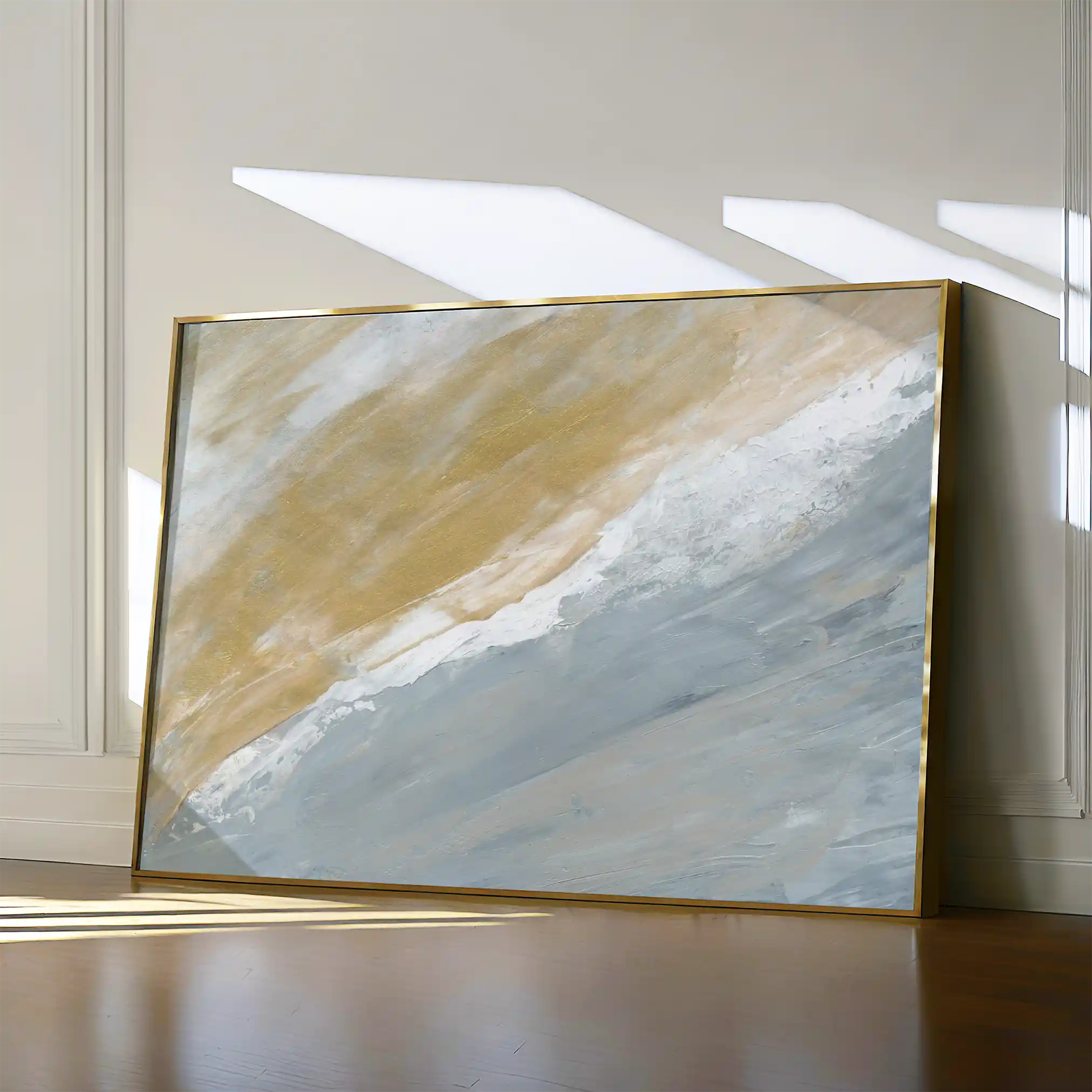 Abstract 213 Canvas Art 18" x 24" / 45 x 60 cm / Black