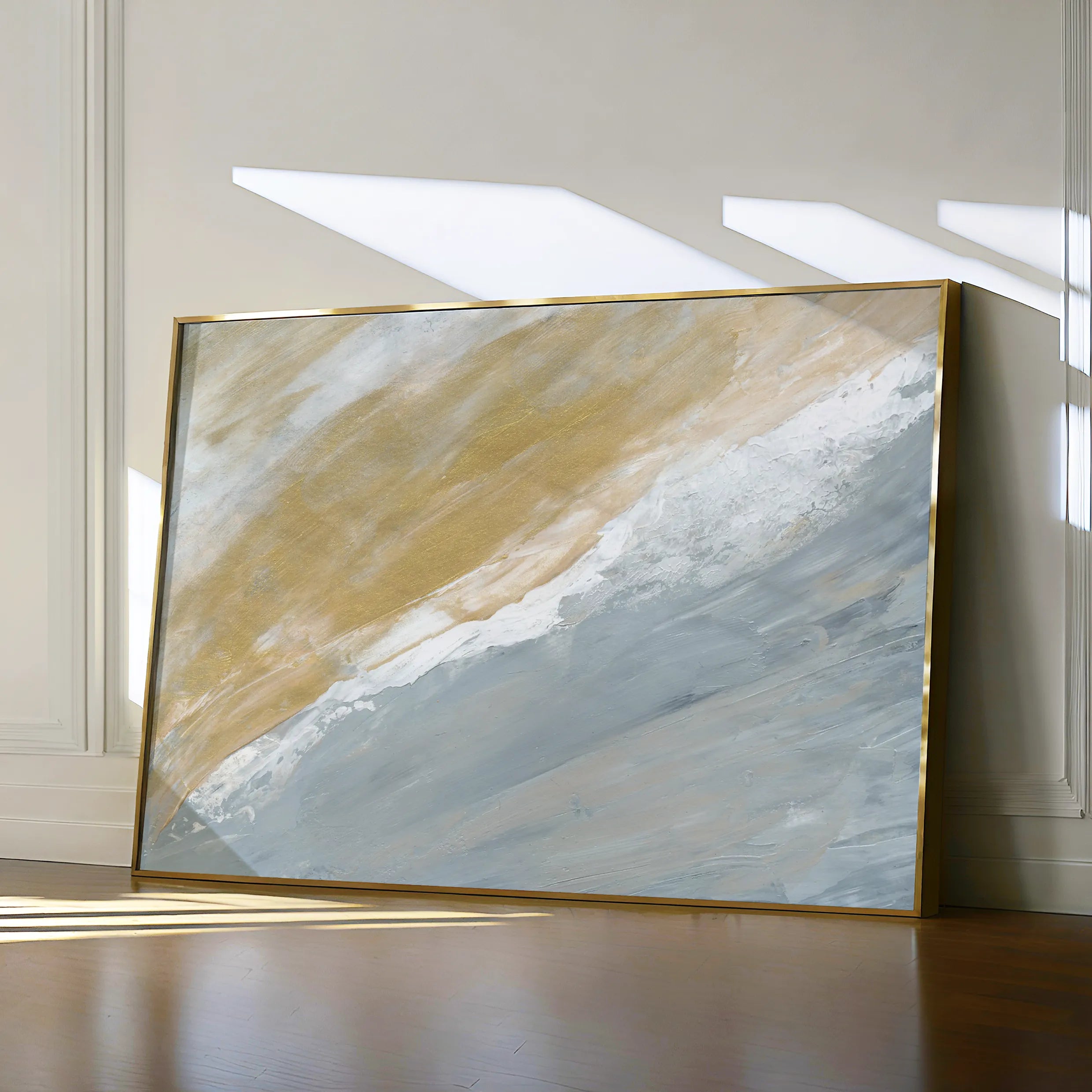 Abstract 213 Canvas Art 18" x 24" / 45 x 60 cm / Black