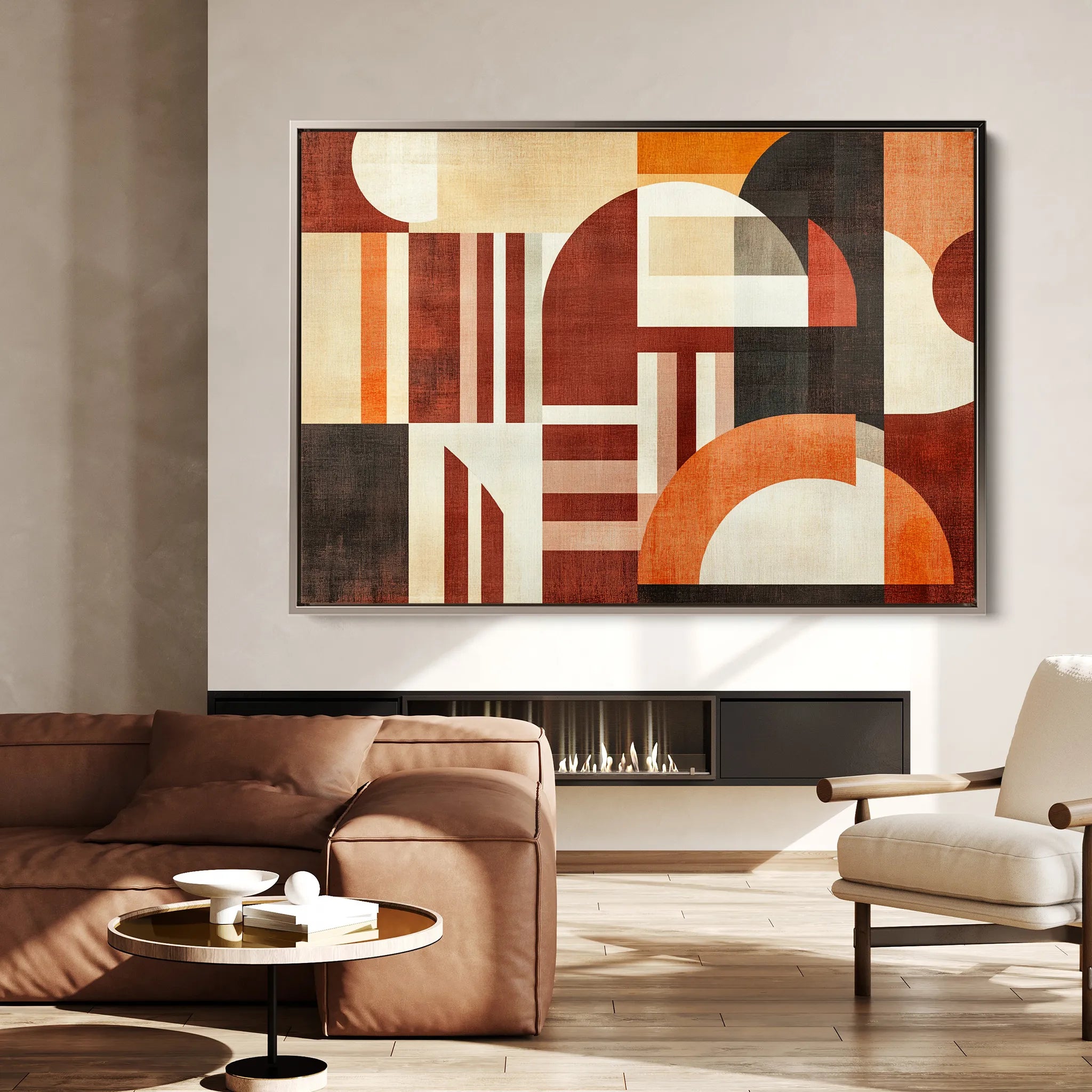 Boho 213 Canvas Art 18" x 24" / 45 x 60 cm / Black