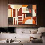 Boho 213 Canvas Art 18" x 24" / 45 x 60 cm / Black