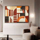 Boho 213 Canvas Art 18" x 24" / 45 x 60 cm / Black